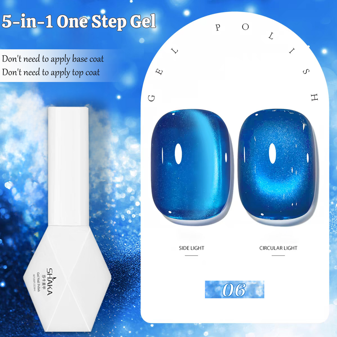WS 5-in-1 One-Step New Sapphir - Nail Art One Stroke 评论和价格