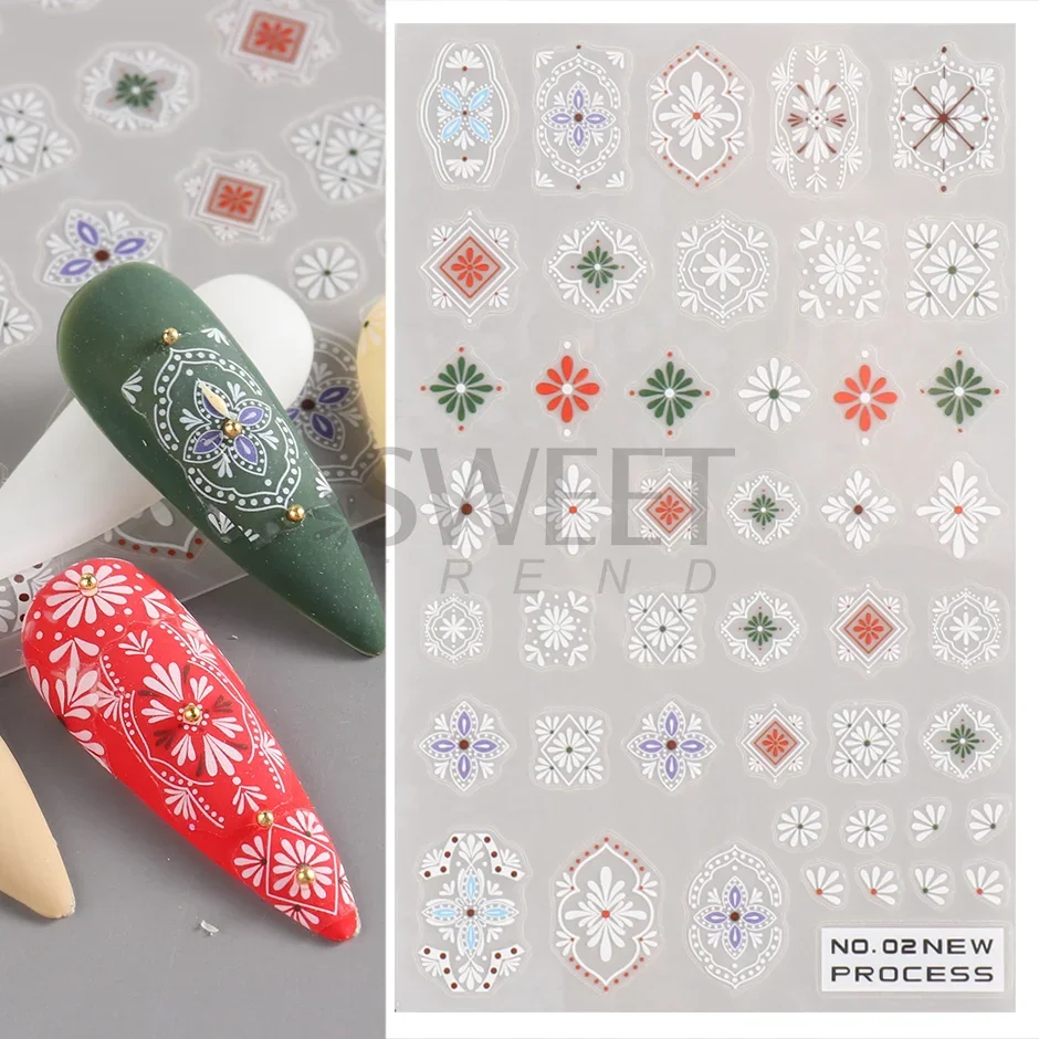 3D Bohemian Matte New Nail Sti - Nail Art France 评论和价格