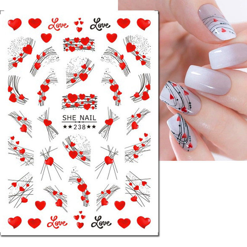 3d Nail Art Decals Geometric L - Nail Art France 评论和价格