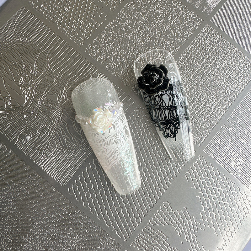 XMQ NAIL ART STAMPING PLATES L - Nail Art Denim 评论和价格
