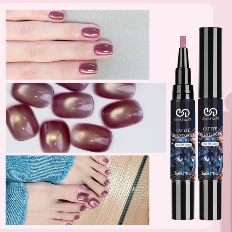 One-Step Gel Polish & Cat Eye  - Nail Art One Stroke 评论和价格
