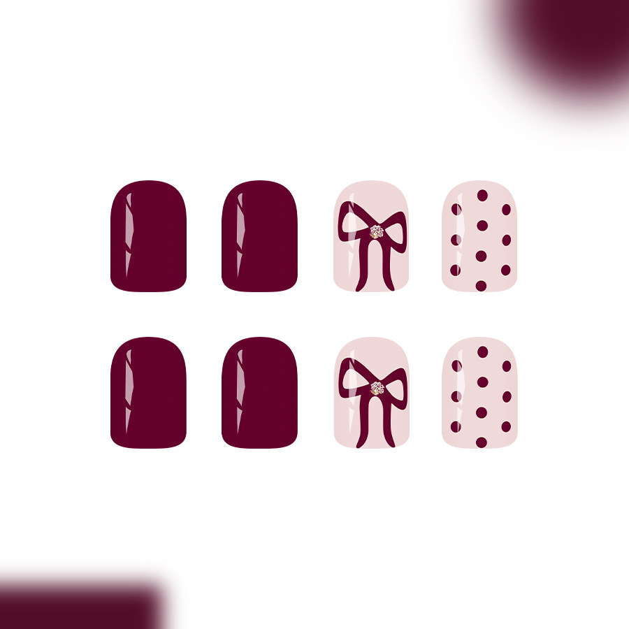 Short Square Press On Nails Gl - Nail Art Aesthetic 评论和价格