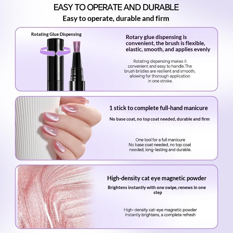 3ML One Step Cat Eye Gel Nail  - Nail Art One Stroke 评论和价格