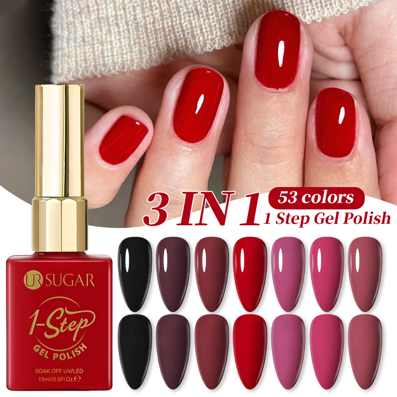 UR SUGAR 15ml 1 Step Gel Polis - Nail Art One Stroke 评论和价格
