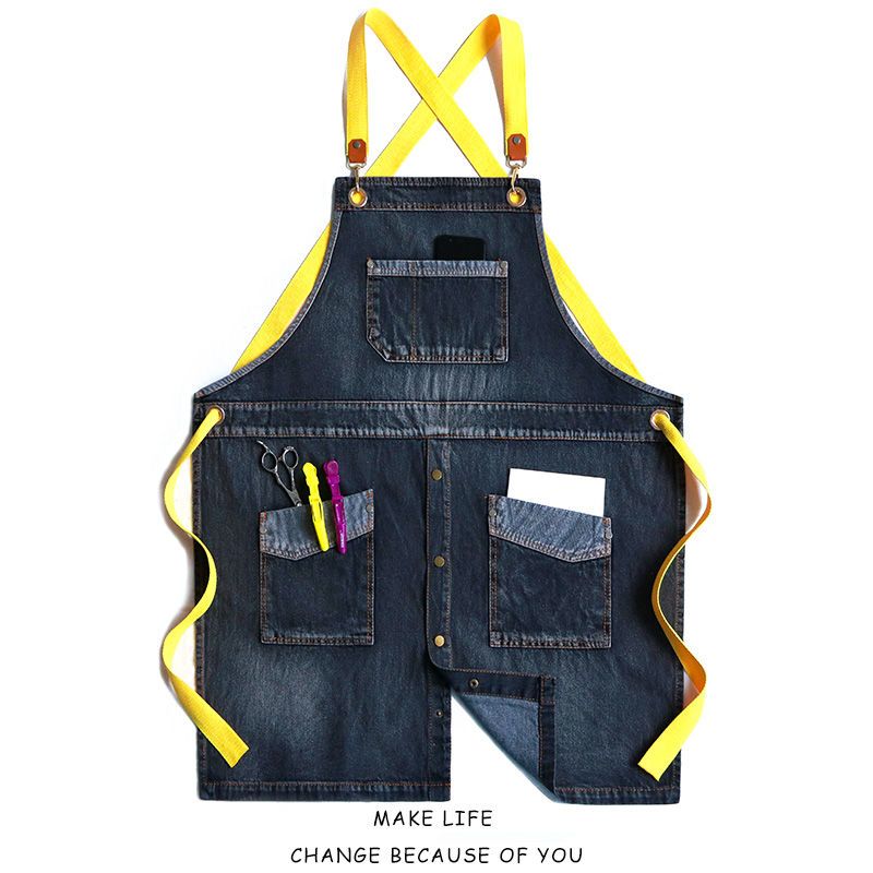 Cowboy Apron Home Kitchen Fash - Nail Art Denim 评论和价格