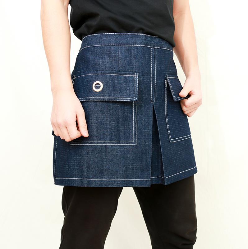 Bust Apron Printed Lettering R - Nail Art Denim 评论和价格