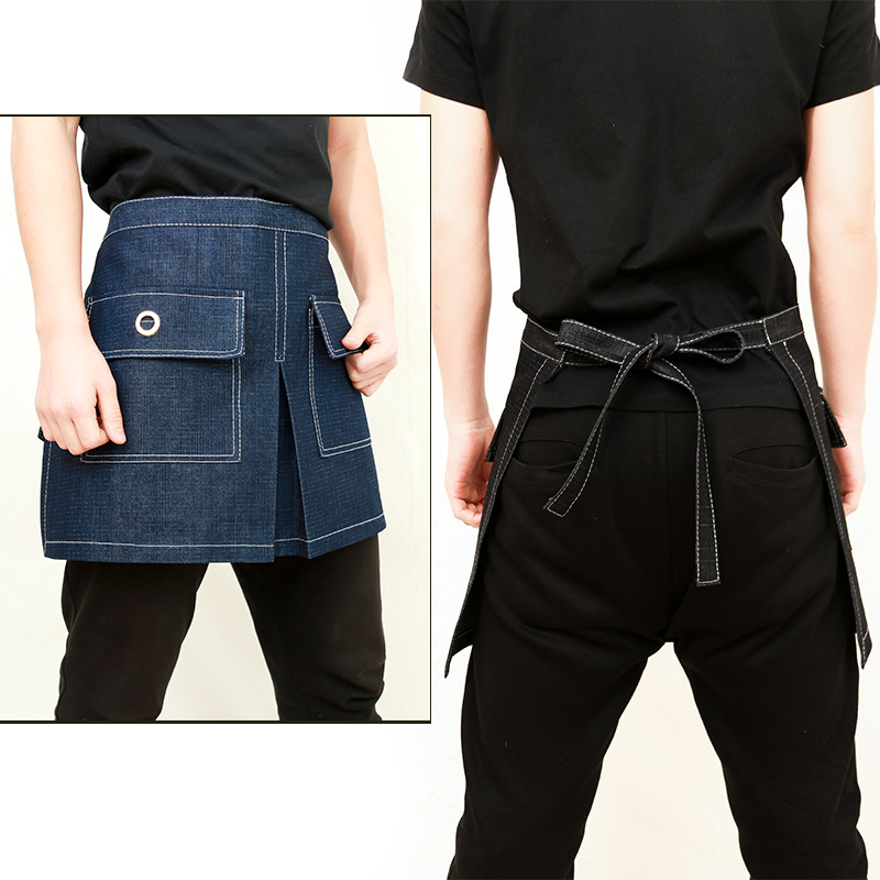 Bust Apron Printed Lettering R - Nail Art Denim 评论和价格