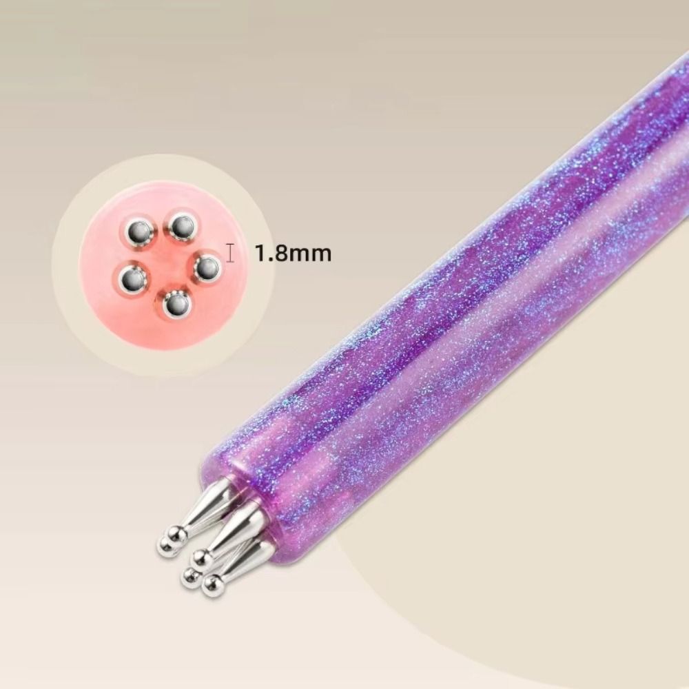 5 Petal Flower Nail Dotting Pe - Nail Art One Stroke 评论和价格
