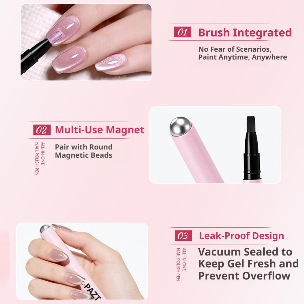 Magnetic Gel Nail Polish Pen,  - Nail Art One Stroke 评论和价格