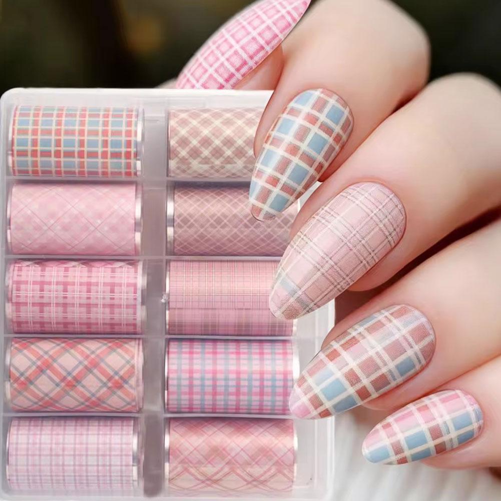 10 Rolls New Design Fresh Nail - Nail Art Denim 评论和价格